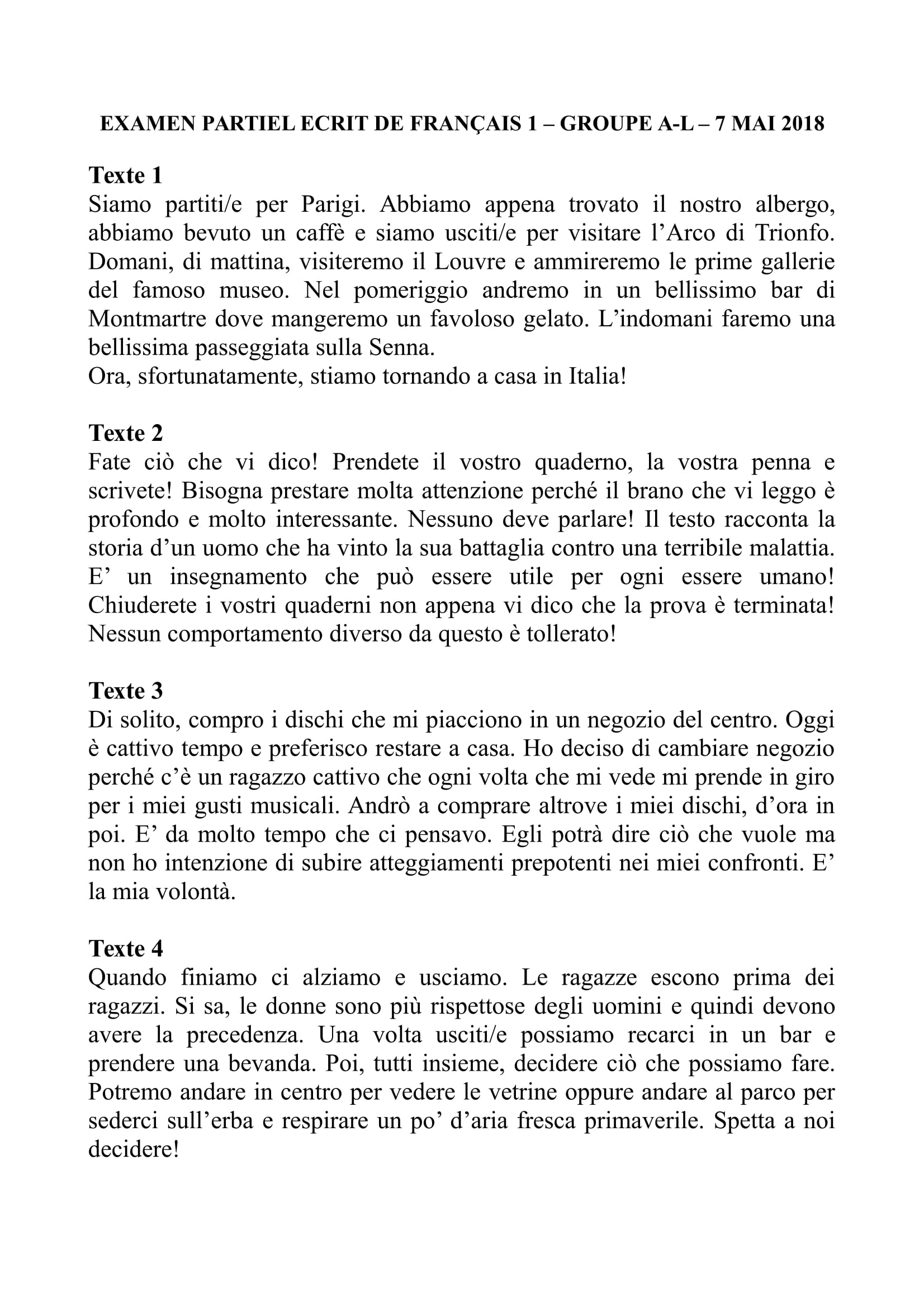TIPOLOGIA DI TRADUZIONE