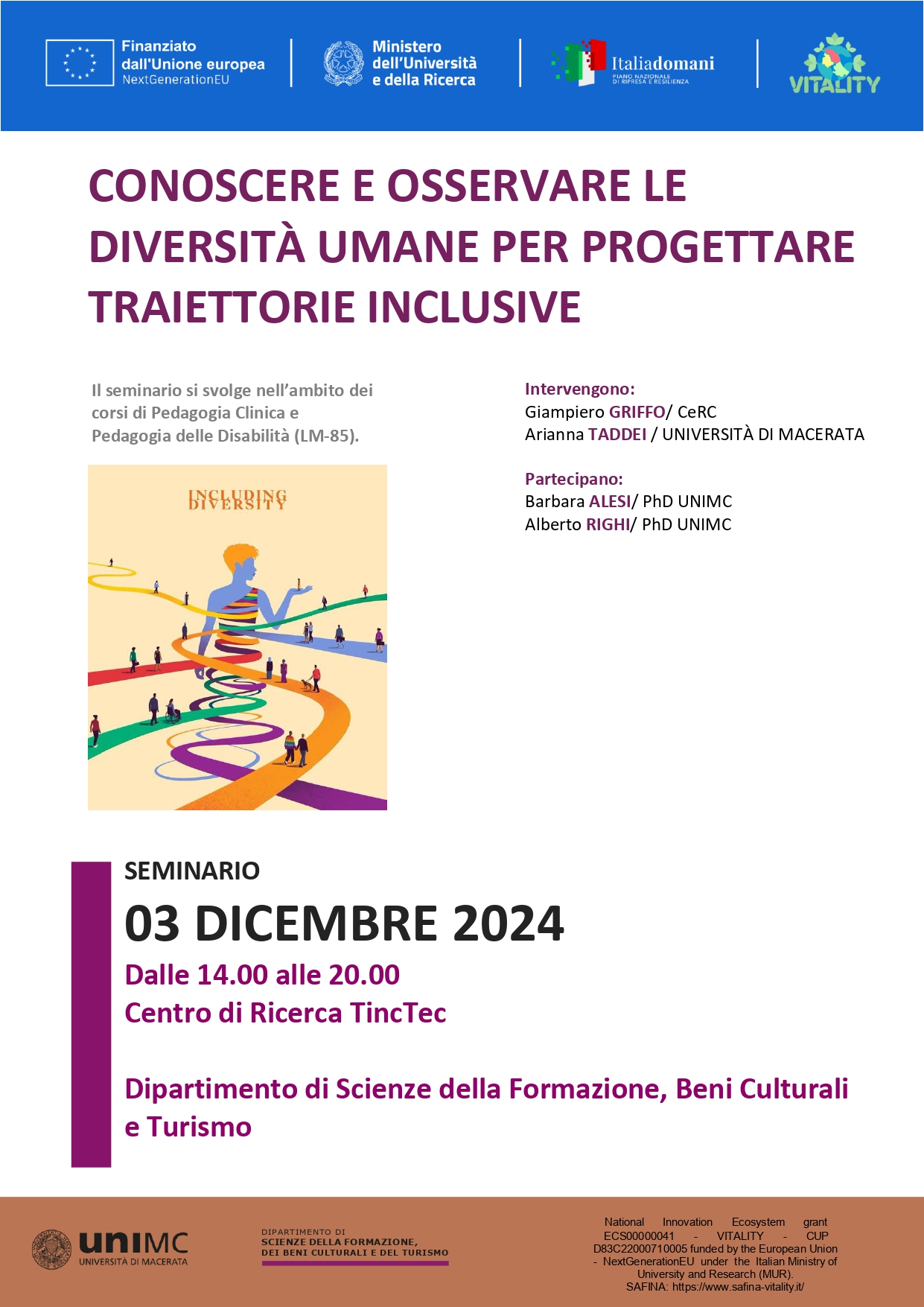 Conoscere e osservare le diversità umane per progettare traiettorie inclusive