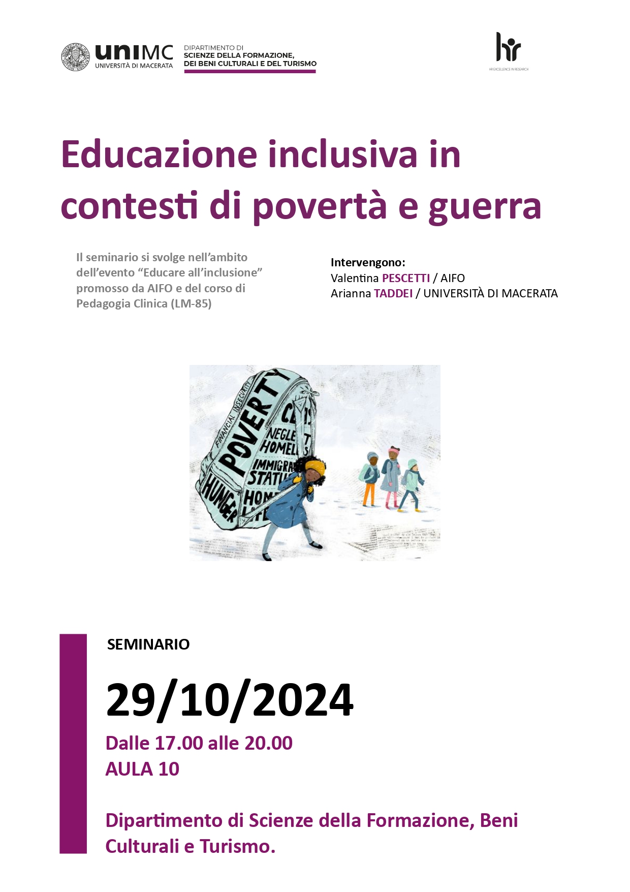 Educazione Inclusiva in contesti di povertà e guerra