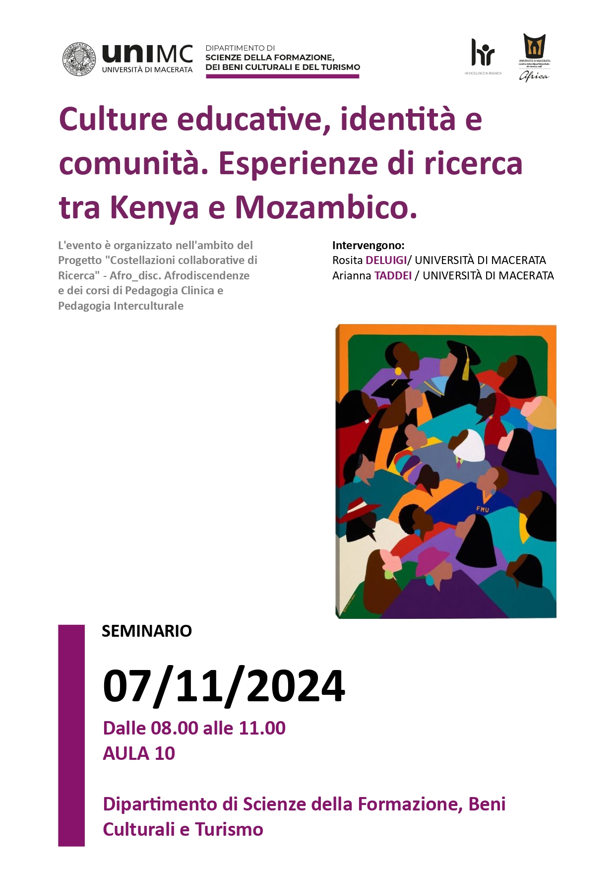 Culture educative, identità e comunità. Esperienze di ricerca tra Kenya e Mozambico.