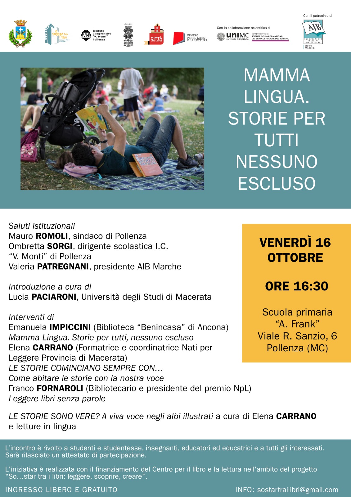 Locandina Mamma Lingua